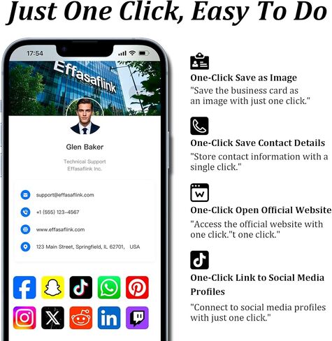 Customized Online Profile, Digital Business Card, White NFC Ring, Tap to Share Social Information, for iPhone & Android (US#12) in Kuwait