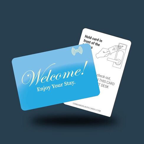 Hotel & Resort RFID Key Cards | NXP RFID ULC (Ultralight C) بطاقات المفاتيح | تباع كحزمة من 500 | يعمل مع برنامج محدث من الأمان لـ Dormakaba و Onity و Saflok in Kuwait