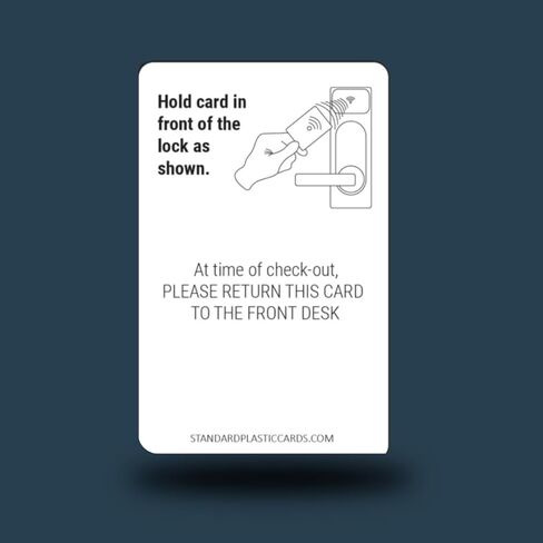 Hotel & Resort RFID Key Cards | NXP RFID ULC (Ultralight C) بطاقات المفاتيح | تباع كحزمة من 500 | يعمل مع برنامج محدث من الأمان لـ Dormakaba و Onity و Saflok in Kuwait