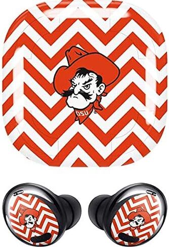 Skinit Decal Audio Skin Compatible with Galaxy Buds Pro - Officially Licensed Oklahoma State University Black Jersey Design in Saudi Arabia