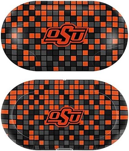Skinit Decal Audio Skin Compatible with Galaxy Buds Plus - Officially Licensed Oklahoma State University Split Jersey Design in Saudi Arabia