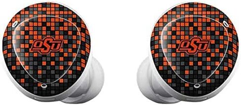 Skinit Decal Audio Skin Compatible with Galaxy Buds Plus - Officially Licensed Oklahoma State University Split Jersey Design in Saudi Arabia