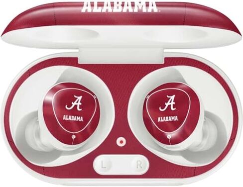 Skinit Decal Audio Skin Compatible with Galaxy Buds Plus - Officially Licensed University of Alabama White Jersey Design in Saudi Arabia