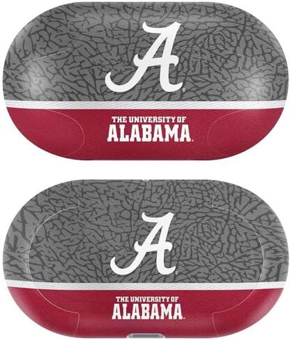 Skinit Decal Audio Skin Compatible with Galaxy Buds Plus - Officially Licensed University of Alabama White Jersey Design in Saudi Arabia