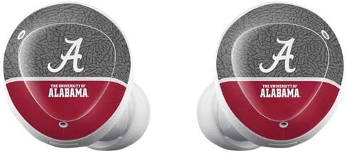 Skinit Decal Audio Skin Compatible with Galaxy Buds Plus - Officially Licensed University of Alabama White Jersey Design in Saudi Arabia