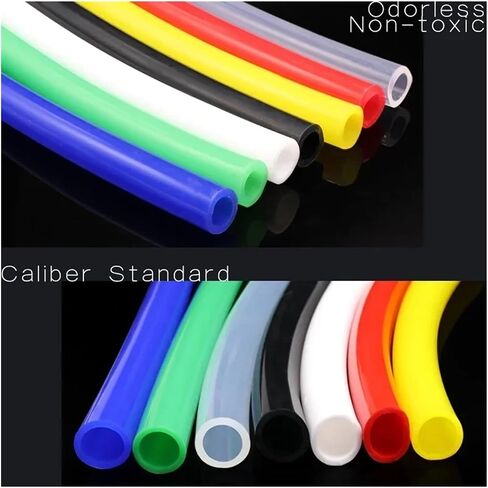 1 meter Silicone Flexible Rubber Grade Soft Drink Pipe Water Connector ID 1 2 3 4 5 6 7 8 9 10 12mm(Blue,ID 2mm OD 4mm) in Kuwait