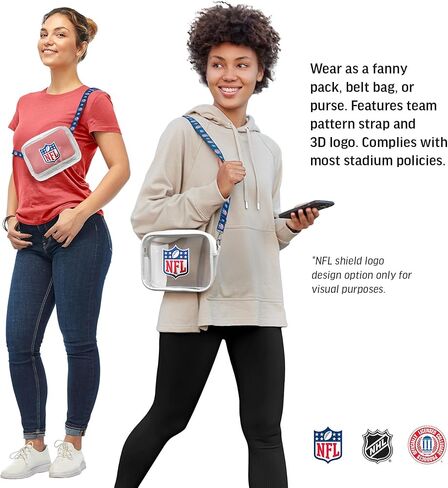 Littlearth New Orleans Saints NFL Clear Fanny Fan Purse in Kuwait