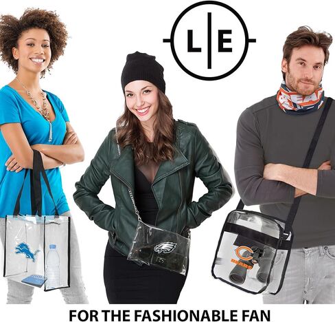 Littlearth New Orleans Saints NFL Clear Fanny Fan Purse in Kuwait