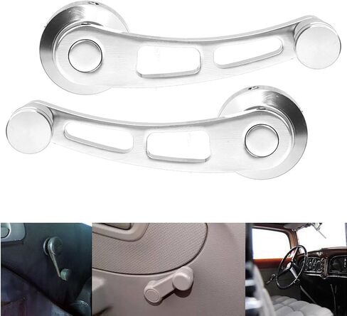 استبدال مقبض النوافذ joyous ، 2pcs window window مقبض الناهض لارتقار الساق ملائمة لسيارة Chev Rolet الكلاسيكية ، ملحق السيارات (الشظية) in Saudi Arabia