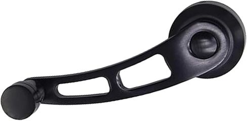 Billet Aluminum 4-1/4" Window Crank Handle Kit Compatible for Hot Rod Chevy Ford Chrysler(Chrome) in Saudi Arabia