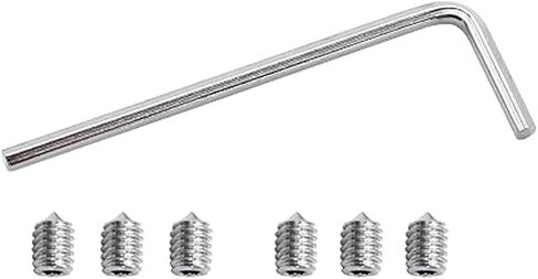 Billet Aluminum 4-1/4" Window Crank Handle Kit Compatible for Hot Rod Chevy Ford Chrysler(Chrome) in Saudi Arabia