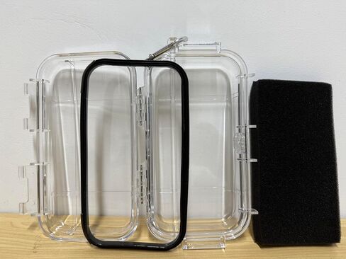 Waterproof Storage Case, Outdoor Sports Survival Equipment Sealed Box Dustproof Pressure Proof Dry Boxes for EDC Tools, Phone, Keys, Clear, New professional Sealed Box (Medium) in Saudi Arabia