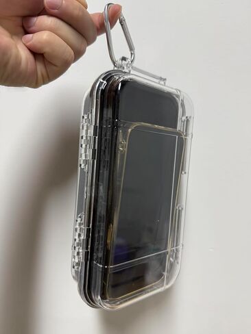Waterproof Storage Case, Outdoor Sports Survival Equipment Sealed Box Dustproof Pressure Proof Dry Boxes for EDC Tools, Phone, Keys, Clear, New professional Sealed Box (Medium) in Saudi Arabia