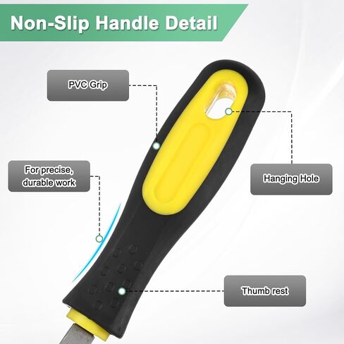 4-Pack Square Metal File 10 Inch, High Carbon Steel Diamond Hand W PVC Grip Handle for Wood/Metal/Ceramic/Glass/Stone/Jewelry/Tile/Model/DIY/Sharpening File in Saudi Arabia