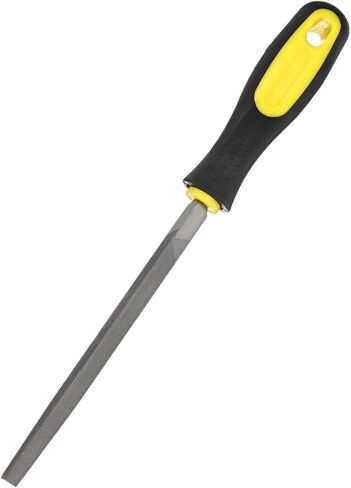 4-Pack Triangular Metal File 12 Inch, High Carbon Steel Diamond Hand W PVC Grip Handle for Wood/Metal/Ceramic/Glass/Stone/Jewelry/Tile/Model/DIY/Sharpening File in Saudi Arabia