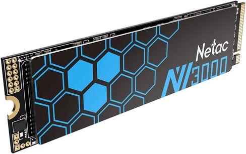 Netac 250GB Internal NVMe SSD Solid State Drive M.2 2280mm PCIe3.0 3D NAND with Heat Sink, Up to 3000/1400 MB/s, for PC Gamers, Game Loading, Office, NV3000 in Kuwait