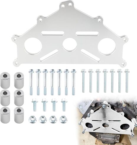 محرك المحرك آمن حامل لوحة متوافقة مع محركات Chevy LS LT -LS1 Duramax BBC SBC 4.8 L 5.3L 6.0L LS7 LQ4 LM7 L96 الدعم الثقيل in Kuwait
