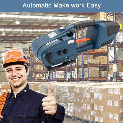 Electric Strapping Machine Welding Strapping Tool Battery Powered Charged Banding Machine for PP PET Straps Automatic Pallet Strapping Machine in Saudi Arabia