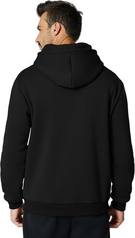 Mens Zip Up Hoodie Long Sleeve Fleece Casual Hooded Sweatshirts Athletic Full Zip Jacket with Pockets in Kuwait