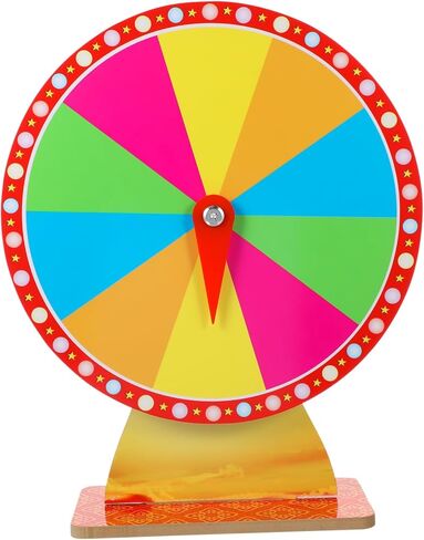 Cabilock Spinning Prize Wheel Stand Roulette Game for Parties Carnival Game Props in Kuwait