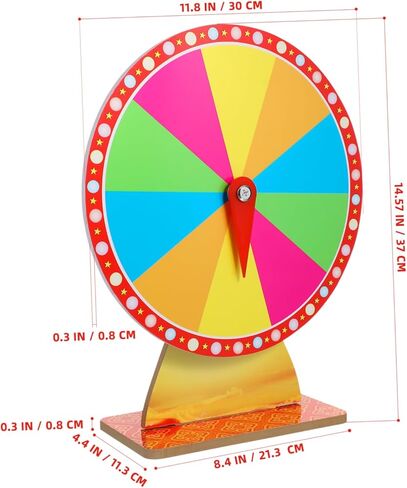 Cabilock Spinning Prize Wheel Stand Roulette Game for Parties Carnival Game Props in Kuwait