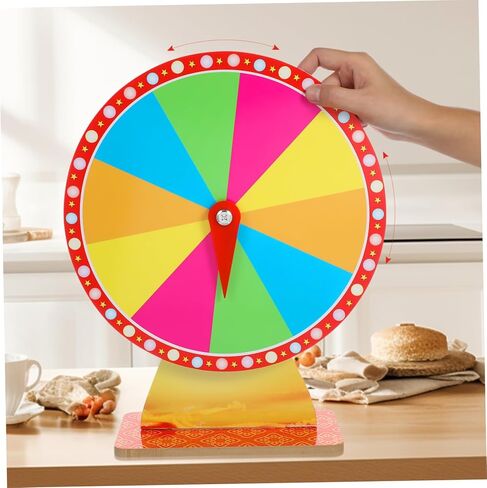Cabilock Spinning Prize Wheel Stand Roulette Game for Parties Carnival Game Props in Kuwait