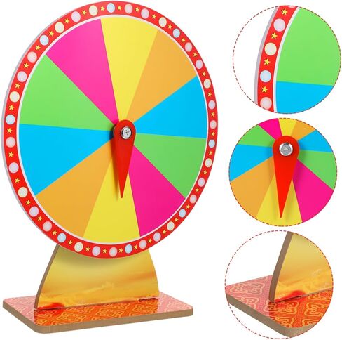 Cabilock Spinning Prize Wheel Stand Roulette Game for Parties Carnival Game Props in Kuwait
