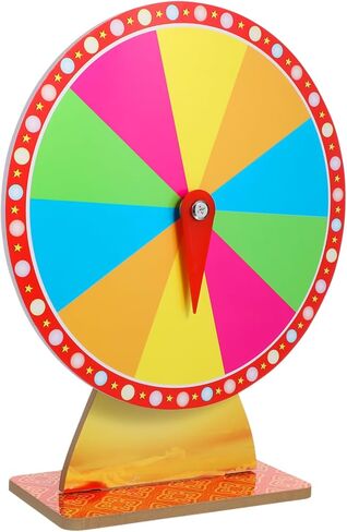 Cabilock Rotating Roulette Wheel Wheel Stand Carnival Game Diy Prize Spinner for Events in Kuwait