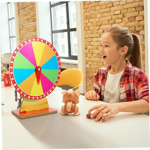 Cabilock Rotating Roulette Wheel Wheel Stand Carnival Game Diy Prize Spinner for Events in Kuwait