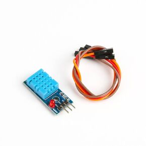 SHILLEHTEK DHT11 Temperature and Humidity Sensor Module with LED & Cable - Temperature Humidity Measurement for Arduino, Raspberry Pi, ESP32 and Other Microcontrollers, Electronic Practice DIY
