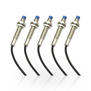 5Pcs NO Normally Open PNP Inductive Proximity Sensor Switch M8 Detector 2mm DC6V-36V 3 Wire LJ8A3-2-Z/BY…