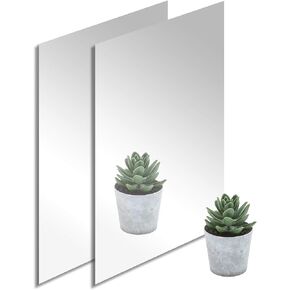 (6-Pack 12" x 12" Silver Mirrored Acrylic – Perfect for Decorative Furniture, Craft Projects (6, 12'' x 12'') …