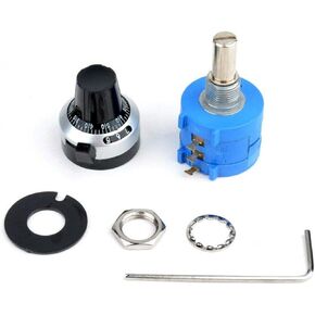 10K Ohm 3590S-2-103L Potentiometer + 10 Turn Counting Dial Rotary Knob Suit