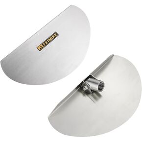 Stainless Steel Culvert Cleaning Hand Tool, For cleaning a 10" diameter culvert pipe, this size designed for culvert pipes with 10" I.D (handle is NOT included) Tool is 8 1/2" wide