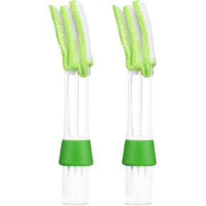 Blind Duster, 2PCS Microfiber Handheld Window Blind Cleaner Brushes, Shutters Cleaning Tools for Air Conditioner Jalousie Fans Car Vents