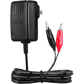 RUSFOL [UL Listed] 6-Volt Battery Charger for Moultrie Battery (Input 100-240V, Output 6V 0.6A)