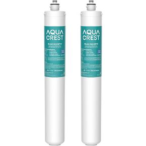 AQUA CREST I2000 2 فلتر مياه تحت الحوض، 26 كيلو جالون، خرطوشة بديلة لـ Everpure i2000، MC2، ESO7، MH2، EV9612-22، EV9612-56، EV9607-25، EV9613-21، NSF/ANSI 42 معتمد، حزمة من 2