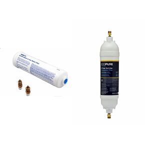 Watts Inline Water Filter 20,000 gallon Capacity- Inline Filter for refrigerator, Ice Maker, Under Sink, and Reduces Bad Taste, Odors, Chlorine and Sediment in Drinking Water