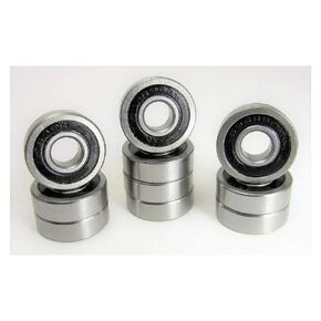 (10) 6x16x5mm Ball Bearings ABEC 3 Rubber Seals 696A-2RS