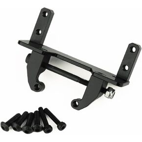 1/10 Metal Axle Servo Mount Base Stand for Axial SCX10 II 90046 AR44 Axle RC Crawler Car Upgrade Part (Black)