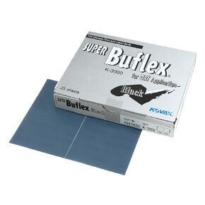 Super Buflex Flexible Polishing Sheets Starter Kit, SP19160, K2000 - K3000, 15 Sheets + 1 Interface Pad + 1 Hand Block