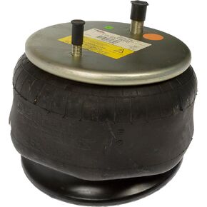 452-9039L Air Spring, Rolling Lobe, Steel Piston, 7.08" Static Height, 9" Top Plate Diameter, 9.5" Piston Diameter, Two Stud Top Plate, One Stud Piston