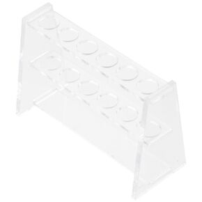 Clear Acrylic Test Tube Holder Rack 6 Wells for 10ml Centrifuge Test Tubes Lab Stand Holder