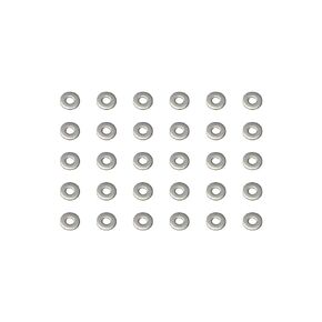 M8 304 Stainless Steel Flat Washers for Bolts and Screws - Pack of 200 - Durable Hardware Essentials