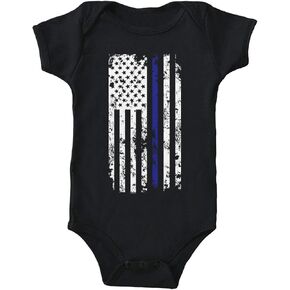 Haase Unlimited Blue Line American Flag - Support Police Bodysuit in Kuwait