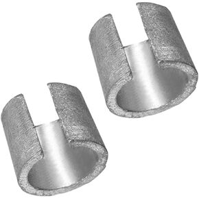 1 Pair Battery Post Shims, Battery Terminal Adapter for Positive & Negative Post, Lead Alloy Battery Terminal Converter Post Shims Anode Cathode Sleeves, Car Accessories