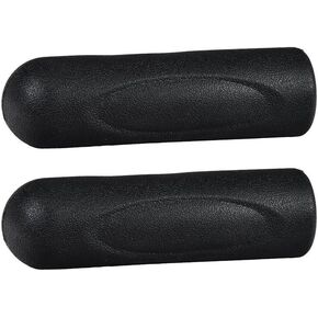 AlveyTech Rubber Hand Grips - Fits Go-Go, Mega Motion & Pride Electric Mobility Scooter, Handlebar Parts for Medical Wheelchairs, Transport Chair, Power Bike, Rollator, E-Bicycle Accessories Hand Grip