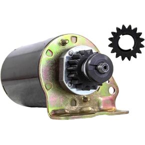 New 12 Volt Starter Fits Compatible with/Replacement for Briggs & Stratton Engine 28U707, 28V707, 28W707, 310707, 311707 CCW, PMDD, 16 Teeth in Kuwait