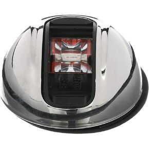 Attwood NV4012SSR-7 Red Port Light Armor LED Vertical Mount Naviation Bow Light Stainless Steel