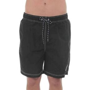 Nautica Men's Solid Quick Dry Logo Swim Trunk